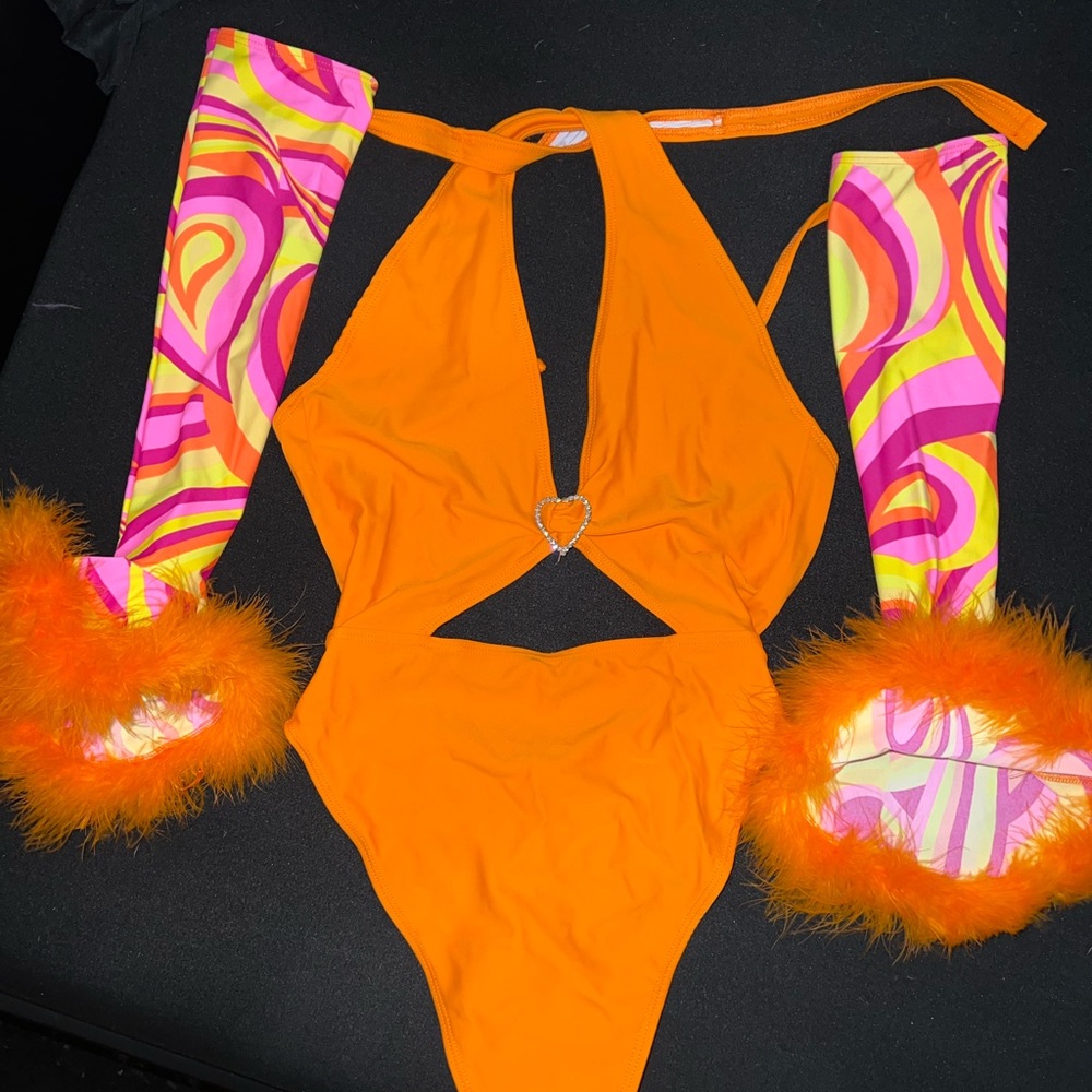 Adorable EDC FIT | DubLuv bodysuit with sleeves/ rave festival outfit
